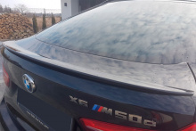 ДООСНАЩЕНИЕ ДЛЯ БМВ Х6 Ф16 / Х6М Ф86 ГРУНТОВАННЫЙ ЛИП - СПОЙЛЕР М НА КРЫШКУ БАГАЖНИКА ОРИГИНАЛ / ПОД ПОКРАСКУ / АРТ. 51628063230