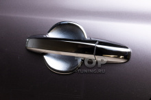 9956 Хромированные накладки в колодцы дверных ручек для Honda Civic 8