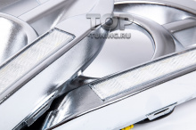 9977 Хромированные дневные ходовые огни для Honda CR-V 4