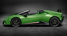 Lamborghini Huracan Performante Spyder почти официально появился в Гардоне-Ривьера, в Италии и был недавно заснят Giammiseri Photography.