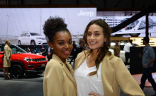 Девушки на Женевском автосалоне 2018