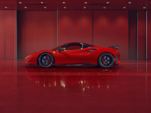 Наряду с обычными 21-дюймовыми колесами эти дополнения сбросили 42 кг от веса стандартного суперкара. Тем не менее есть и обратная сторона. Доступность суперкара крайне ограничена: только 20 Ferrari 488 GTB будут оснащены пакетом FPlus Corsa, цена ко