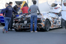 Самая экстремальная версия Lamborghini Aventador на сегодняшний день, Jota, получит глубокий передний сплиттер с вентиляционными отверстиями.