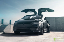 Тем не менее, компания T Sportline, которая, как говорят, является «первым в мире тюнером Tesla», решила добавить некоторые обновления для топовой модели линейки Tesla – Model X P100D. Их программа называется «T Largo» и включает в себя комплект аэро