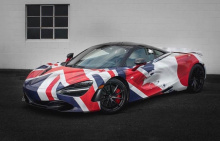 Union Jack Flag McLaren 720S выглядит очень британским