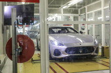 Финал Maserati GranTurismo покинул заводской цех. GranTurismo Zéda является уникальным, построенным, чтобы jnvtnbnm необычайно длительный производственный цикл GranTurismo.