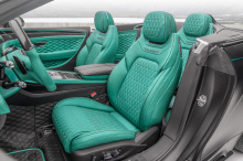 Как и обычно у Mansory, Bentley был «переодет» в корпус из карбона. Передняя часть получает обновленный бампер с новой черной решеткой радиатора и новым капотом. По бокам появляются новые линии дизайна и увеличенные воздухозаборники для колес. На зад