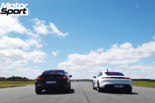 Porsche Taycan против BMW M8 Gran Coupe