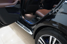 Пороги-подножки для BMW X7 - обзор комплекта. Оригинал Германия