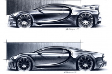 В прошлом месяце Bugatti зафиксировал окончательные настройки шасси для Chiron Pur Sport на Нюрбургринге. Несмотря на то, что он способен развивать максимальную скорость около 350 км/ч благодаря своему 1479 л.с. 8-литровому четырехцилиндровому двигат