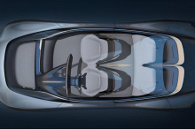 Концепция возвращает знакомое имя, которого не видели с 1990 года: Buick Electra, довольно удачное название для полностью электрического автомобиля. Electra выглядит далеко не готовой к производству из-за массивных 23-дюймовых колес, дверей-бабочек, 