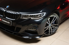 Новый тюнинг обвес для BMW 3 G20 - элерон переднего бампера + лип спойлер