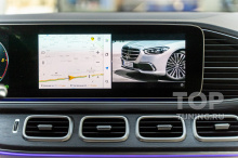 Навигация + видео в дороге (разделение экрана) на штатной мультимедиа MBUX NTG 6.0 в Mercedes GLE / GLS