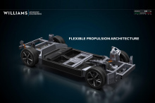 Платформа модульного электромобиля EVX, которую Williams впервые анонсировал почти четыре года назад, является основой проекта и позволит Italdesign управлять стилем автомобилей, построенных на ней.