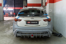 105910 Установка тюнинг обвеса DRACO Wide Body на Infiniti FX2 S51