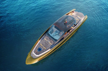 Как видно из дизайна (и, в данном случае, цветовой схемы), супер-яхта вдохновлена Lamborghini Sian, выпуск которой также ограничен всего 63 единицами.