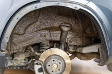 Шумоизоляция колесных арок Mercedes GLE V167