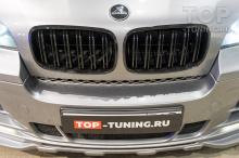 Установка решеток в капот BMW X6 E71 в Топ Тюнинг Москва