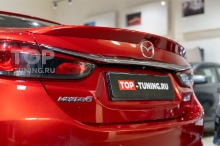 Тюнинг Mazda 6 GJ Restyling 2015-2020 – установка спойлера на багажник