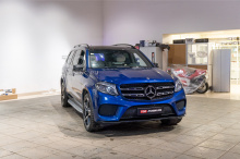 Синий Mercedes-Benz GLS X166 – перед началом работ