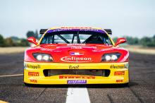 Работа над 550 GTC началась после того, как дорожный 550 был снят с производства и заменен на 575. Оба 550 GTC автомобиля были доставлены французской команде JMB Racing для участия в гонках сезона FIA GT 2003 года. Оформленный в красном цвете Rosso C