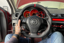 106778 Установка, анатомический руль Ego Skill – Тюнинг Mazda 3 BK 