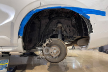 Антикор и шумка крыльев, арок, локеров для Volvo XC90 SPA T6, T5, T8, B5, D5