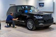 Восстановительная полировка и керамика для Range Rover под ключ в Top Tuning Москва