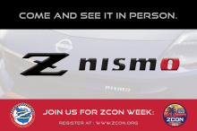 Недавно анонсированный Nissan Z Nismo публично появится в следующем месяце, вероятно, впервые, на 36-м ежегодном автомобильном конгрессе ZCCA Z, более известном как ZCON.