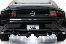 Предлагается два типа выхлопных систем Nissan Z AWE. Есть более доступная версия Track Edition, а затем Touring Edition. Стоимость первой начинается с 1195 долларов (117 000 рублей) на официальном сайте компании, а у второй более жесткая цена начальн