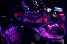 LED подсветка в салон Lexus LX570 III (2015-2023) – Ambient Lights & Design; Монтаж под ключ в Топ Тюнинг Москва