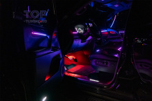 107894 Светодиодная подсветка в салоне Lexus LX570 третьего поколения: комфорт и элегантность
