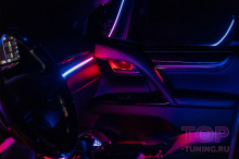 Купить светодиодную подсветку в салон Lexus LX570 с установкой под ключ в Москве