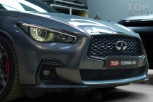 Установить тюнинг-обвес из кованого карбона на Infiniti Q50 под ключ в Топ Тюнинг Москва