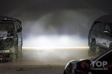 Замена ксенона на Bi LED – тюнинг оптики Mercedes Benz W221