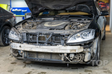 Замена линз Mercedes W221 под ключ в Топ Тюнинг Москва