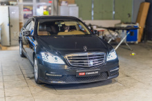 Замена линз Mercedes W221 под ключ в Топ Тюнинг Москва