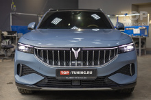 Установка сетки-фильтра в бампер Войя Фри 1 – защита радиатора на заказ