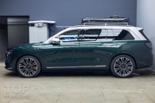 109057 Комплексный детейлинг нового Aito M9 – оклейка зоны риска и крыши в пленку