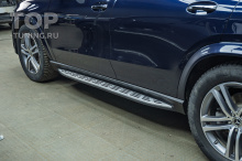 109197 Доводчики в двери, шумоизоляция и силовые пороги-ступени для Mercedes GLE V167