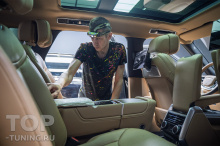 Полная химчистка салона + керамика кожи для нового Range Rover 