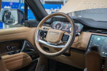 Полная химчистка салона + керамика кожи для нового Range Rover 