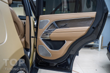 Полная химчистка салона + керамика кожи для нового Range Rover 