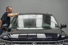 110067 Зона риска Volkswagen Tiguan 2021 в полиуретановую пленку + керамика кузова