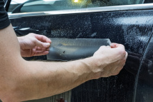 Оклейка сатиновым полиуретаном всего ЛКП кузова Lixiang L7 в Топ Тюнинг Москва