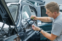 Оклейка кузова Mercedes-Benz Maybach GLS  2024 в Топ Тюнинг Москва