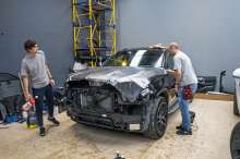 110184 Оклейка всего кузова в сатиновый полиуретан для Mercedes-Benz GLE53 AMG