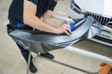 Оклейка всего кузова в сатиновый полиуретан для Mercedes-Benz GLE53 AMG