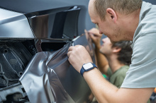 Оклейка всего кузова в сатиновый полиуретан для Mercedes-Benz GLE53 AMG