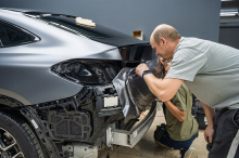 110184 Оклейка всего кузова в сатиновый полиуретан для Mercedes-Benz GLE53 AMG